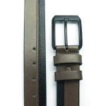RYDON Textured Two Tone Leather Belt
