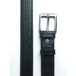 crocodile texture leather belt